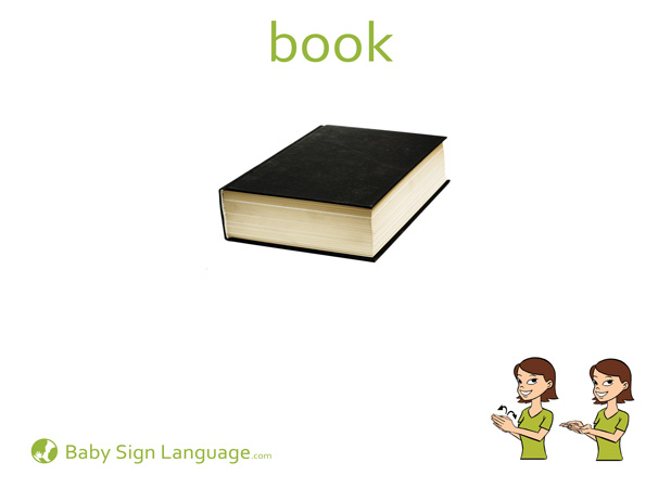 Book Baby Sign Language Flash card
