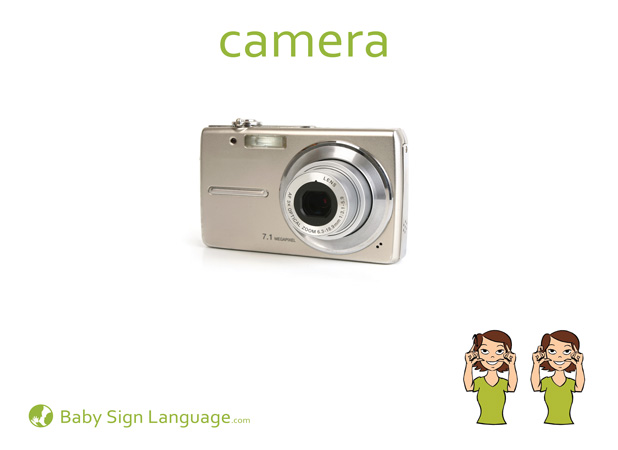Camera Baby Sign Language Flash card
