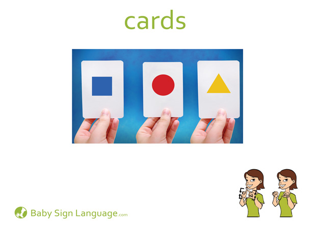 Cards Baby Sign Language Flash card
