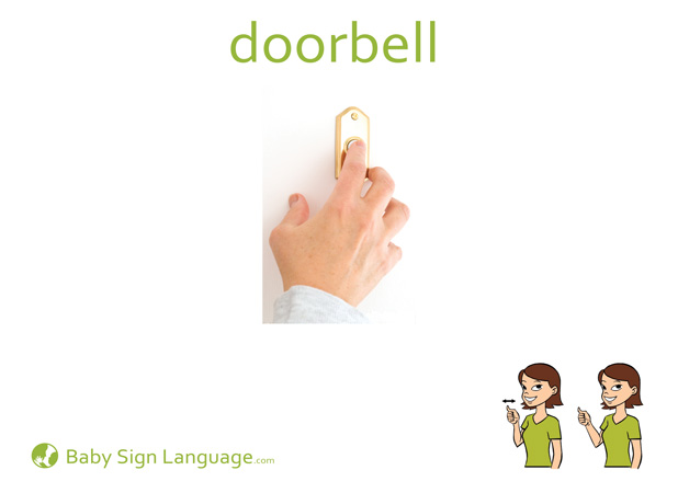 Doorbell Baby Sign Language Flash card