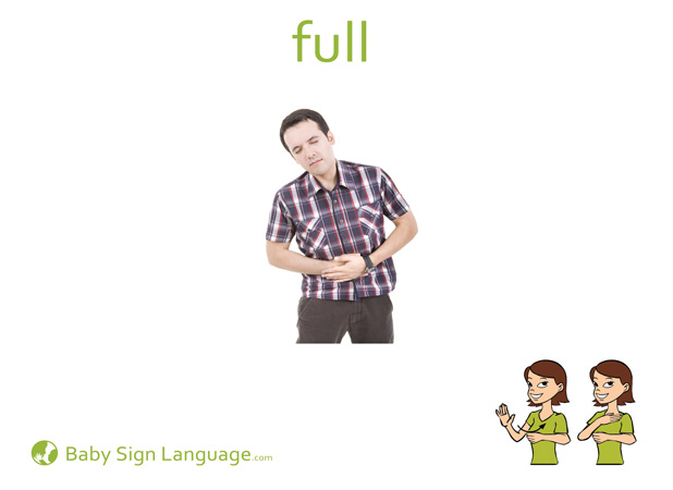 Full Baby Sign Language Flash card