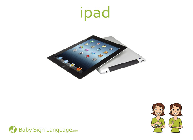 IPad Baby Sign Language Flash card
