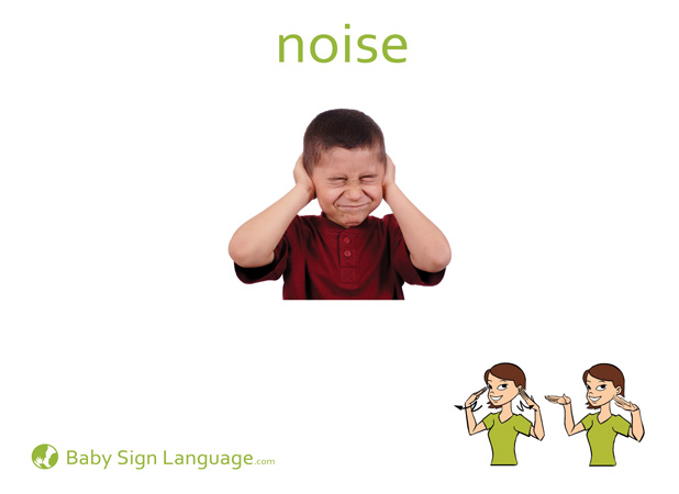 Noise Baby Sign Language Flash card