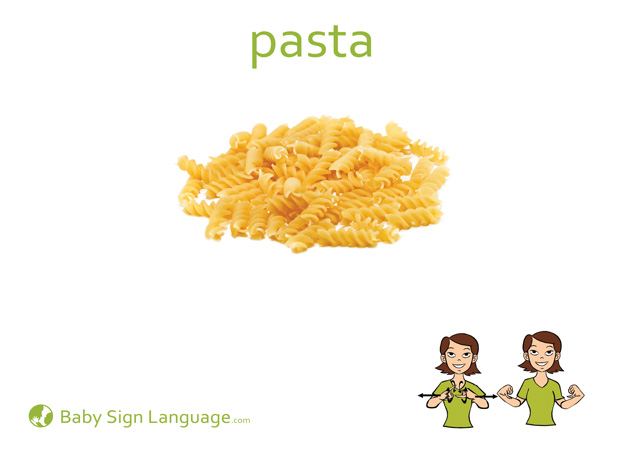 Pasta Flash Card