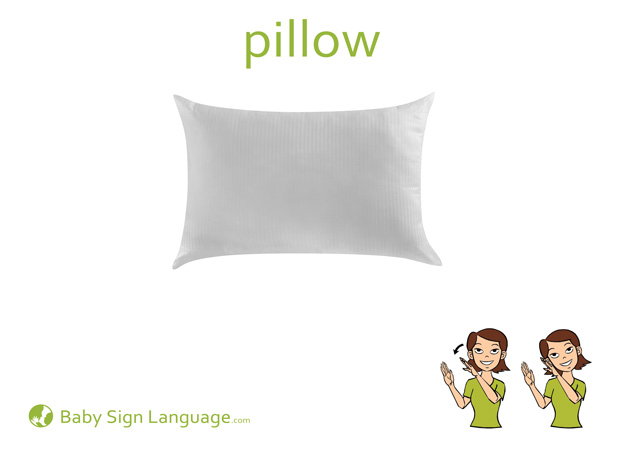 Pillow Baby Sign Language Flash card