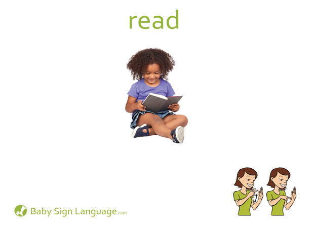 Read Baby Sign Language Flash card