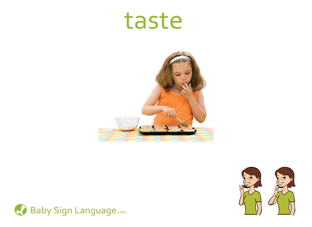 Favorite Baby Sign Language Flash card
