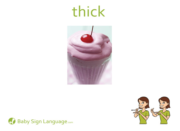 Thick Baby Sign Language Flash card