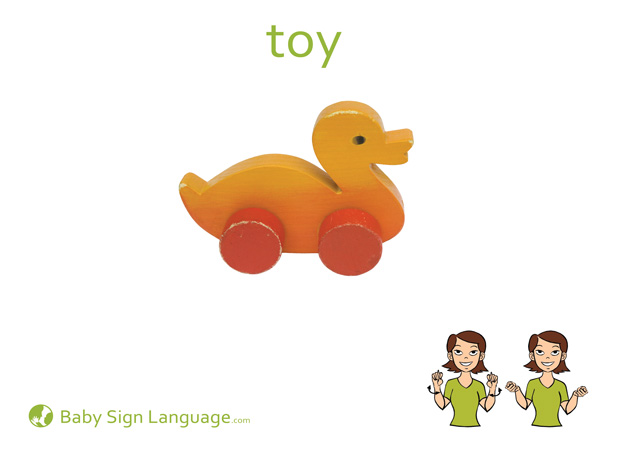 Toy Baby Sign Language Flash card