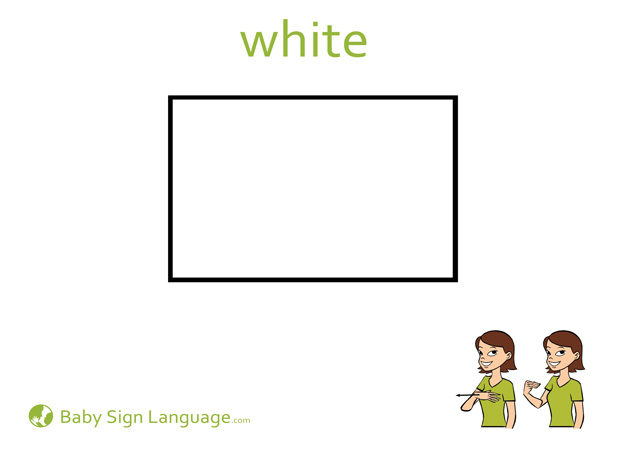 White Flash Card