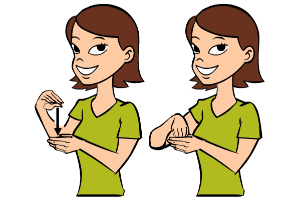 How To Say Inside In Sign Language