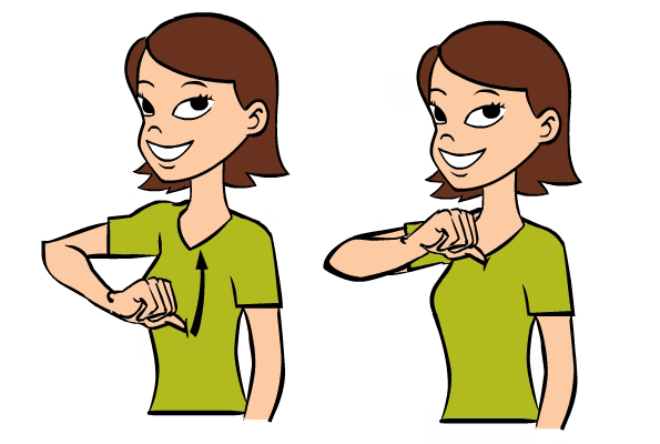 how to sign language proud